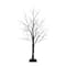 4ft. Pre-Lit Halloween Black Twig Artificial Tree with 180 Orange & Purple LED Lights